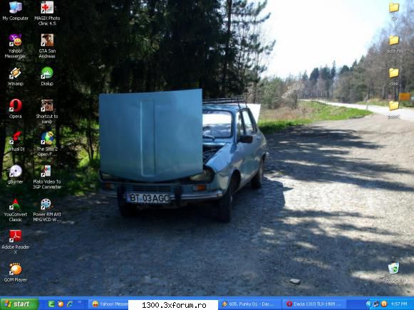 cum arata desktopul vostru? asa arata meu azi (maine iar imaginea mai sus Admin