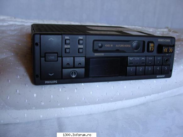 renault gts symphonie 1991 dupa cateva luni cautari reusit gasesc radio casetofon philips, cod,