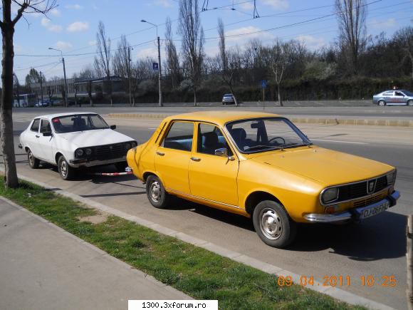 1300 din 1973 - Merci frumos ! Da, dar cea galbene este a lui - Masina mea Dacia 1300