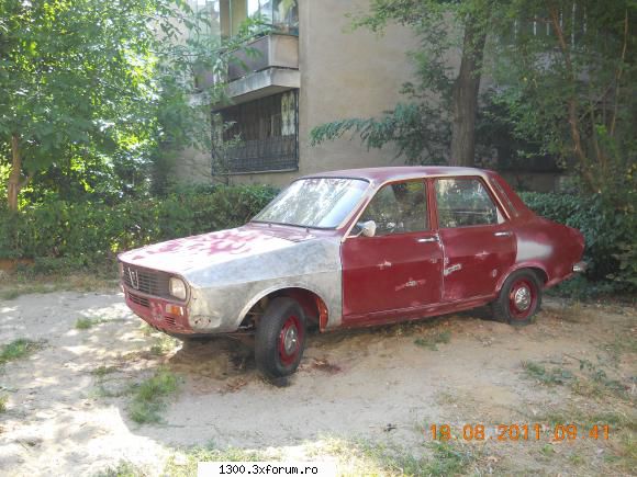 1300 din 1973 - Si cand am pregatit-o pt vopsit - Masina mea Dacia 1300