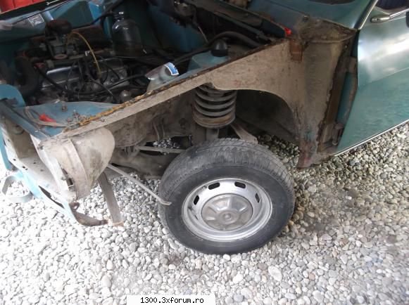 Dacia ` Old School - Pentru ca am terminat dreapta fata, am zis sa - Masina mea Dacia 1300