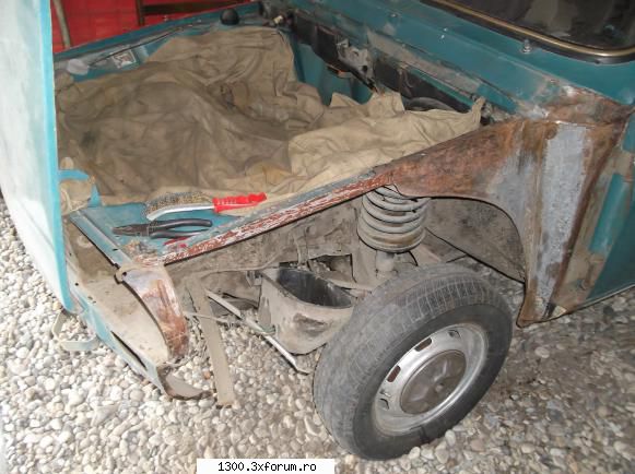 Dacia ` Old School - Ieri m-am apucat de racait, azi am continuat, am - Masina mea Dacia 1300