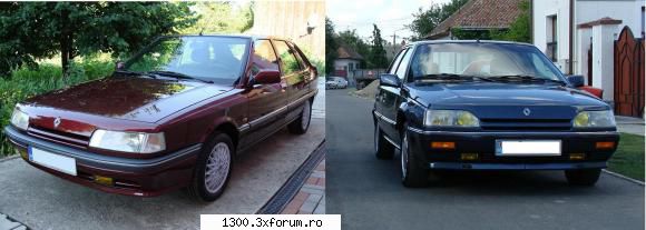 Renault 21 GTS Symphonie 1991 - O poza cu ambele frantuzoaice - "Vechitura" mea