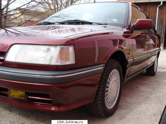 Renault 21 GTS Symphonie 1991 - profil fata in detaliu - "Vechitura" mea
