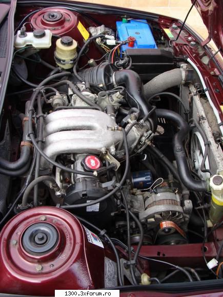 Renault 21 GTS Symphonie 1991 - compartimentul motor - "Vechitura" mea