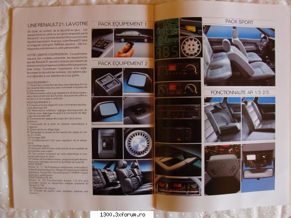 Renault 21 GTS Symphonie 1991 - dotari si optiuni - "Vechitura" mea