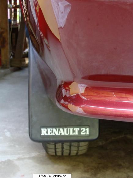 Renault 21 GTS Symphonie 1991 - Bavetele spate odata montate - "Vechitura" mea