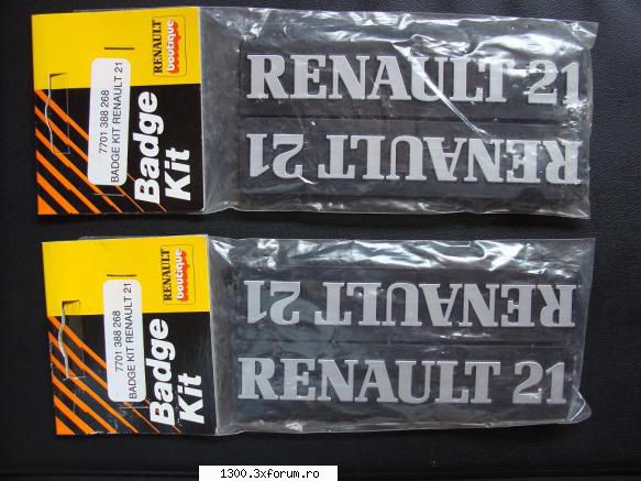 Renault 25 Turbo-DX 1990 - Pasiunea mea - - si emblemele pt bavetele R 21 - "Vechitura" mea