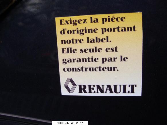 Renault 25 Turbo-DX 1990 - Pasiunea mea - - Recomandarea producatorului in a utiliza numai - "Vechitura" mea