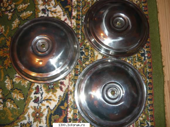 piese dacia de vinzare - capace ozn dacia din inox-100 lei toate(4 bucati) - Piese auto/moto